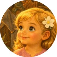 Girl — fair, blonde